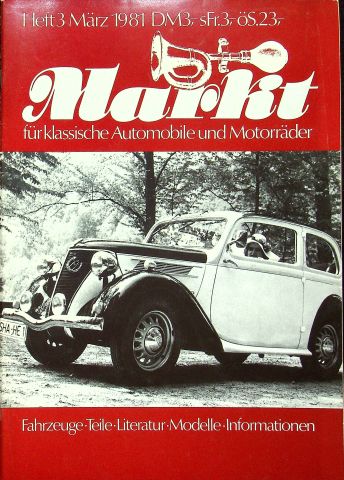 Oldtimer Markt 03/1981 Oldtimer Markt 03/1981